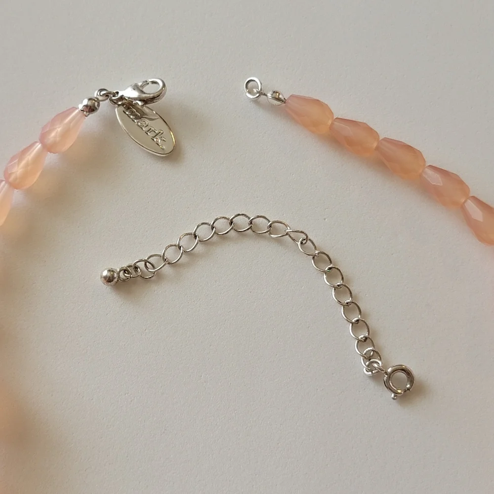 Rock of Ages Necklace in Peach Mark. Avon